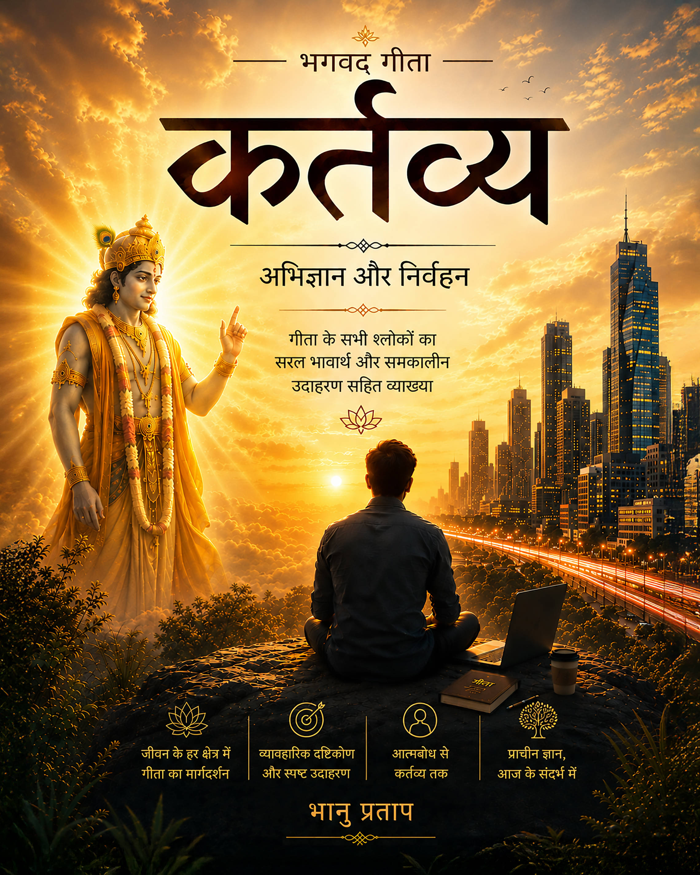 कर्तव्य: अभिज्ञान और निर्वहन — भगवद् गीता व्याख्या, पुस्तक आवरण